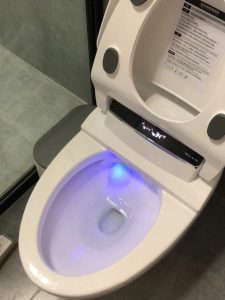 Smart toilet to wash buttocks is wipe or wash directly