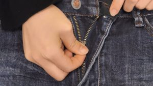 Jeans zipper easy to open how to do rubber band can solve